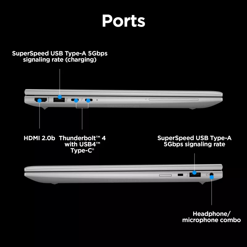 Mobiilne tööjaam HP ZBook Firefly G11 14 tolli Intel Core Ultra 7 155U 32GB RAM 1TB SSD Intel Graphics Windows 11 Pro