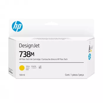 HP 738M 130-ml kollane DesignJet tindikassett trükipea termiline tindiprinter