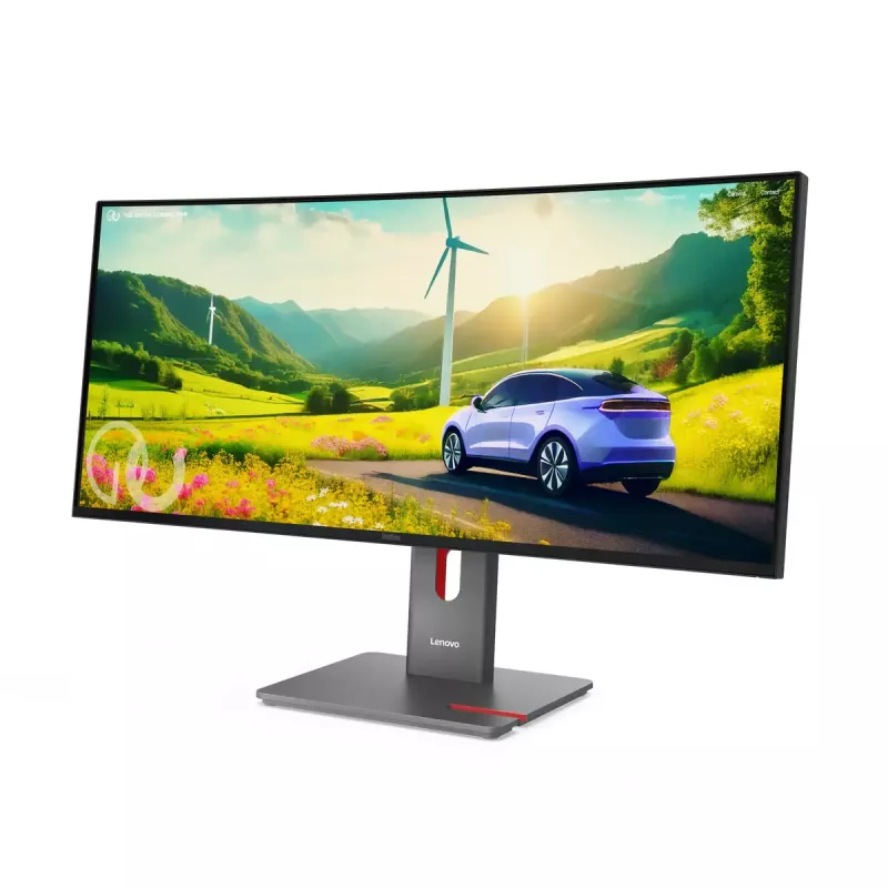 Arvutimonitor Lenovo ThinkVision P34WD-40 34 tolli (86,4 cm) kumer IPS 3440×1440 WQHD 6 ms USB-C, kõlarid, VESA, must