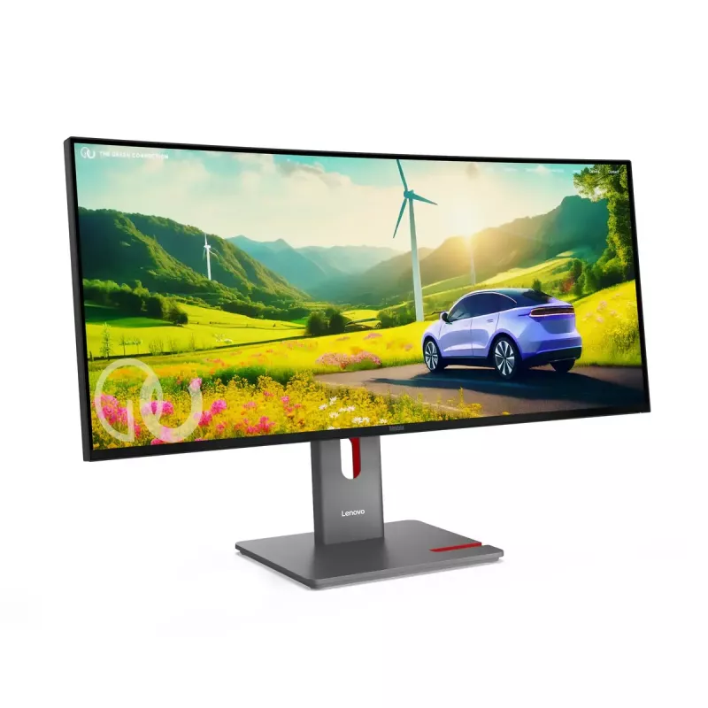 Arvutimonitor Lenovo ThinkVision P34WD-40 34 tolli (86,4 cm) kumer IPS 3440×1440 WQHD 6 ms USB-C, kõlarid, VESA, must