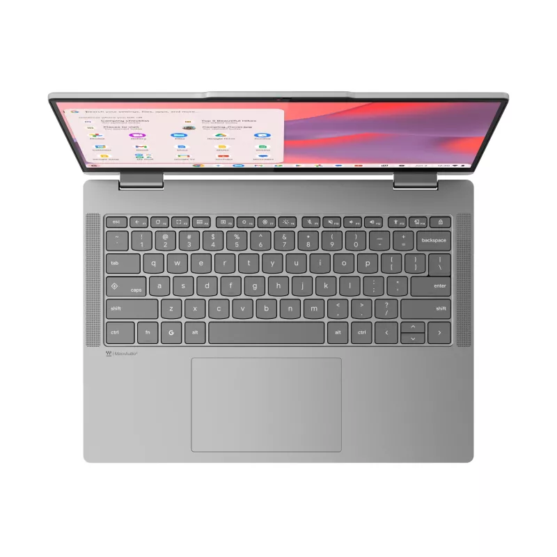 Lenovo Chrome 2in1 14IRU10 Intel Core 5 120U Chromebook 35,6 cm (14 tolli) puutetundlik WUXGA 8 GB LPDDR5-SDRAM 128 GB UFS Wi-Fi 6E (802.11ax) ChromeOS English hall