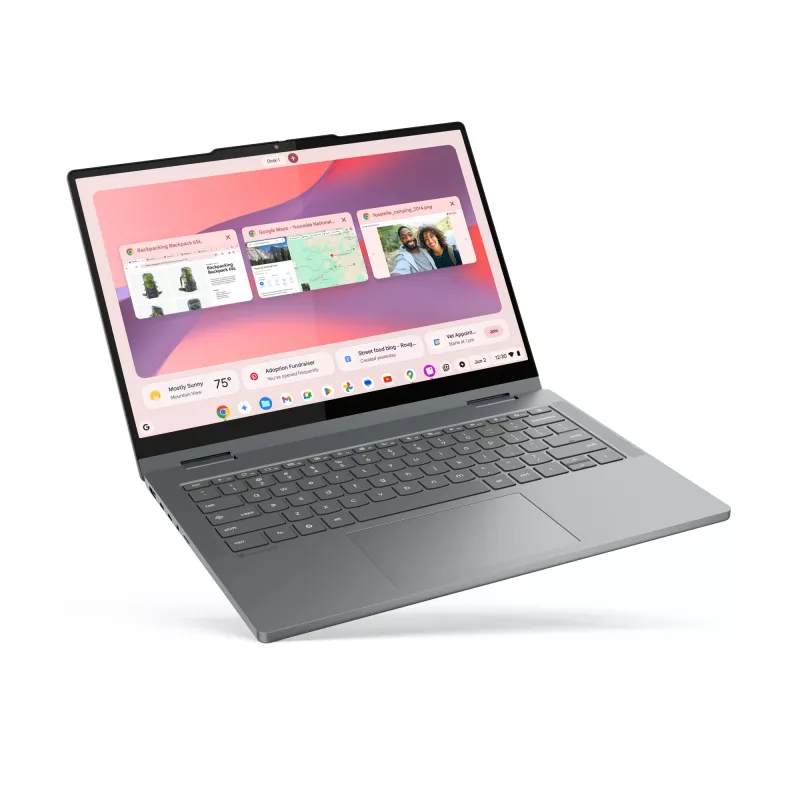 Lenovo Chrome 2in1 14IRU10 Intel Core 5 120U Chromebook 35,6 cm (14 tolli) puutetundlik WUXGA 8 GB LPDDR5-SDRAM 128 GB UFS Wi-Fi 6E (802.11ax) ChromeOS English hall