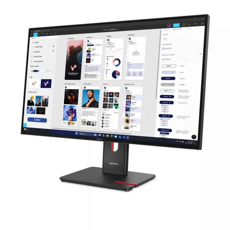 Monitor Lenovo ThinkVision T32UD-40 31,5-tolline 4K Ultra HD LCD 3840 x 2160