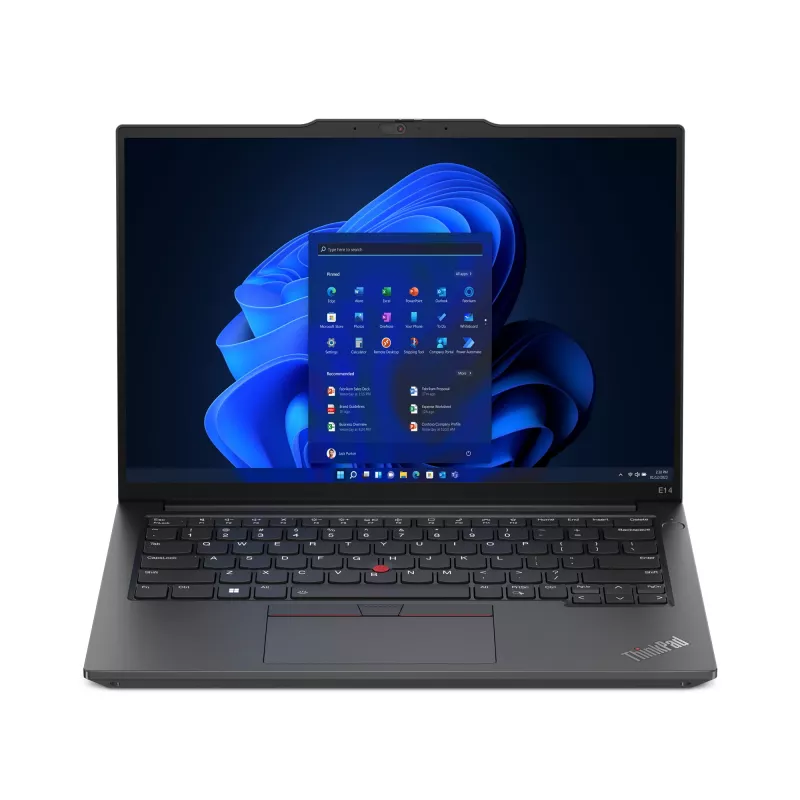 Lenovo ThinkPad E14 Gen 5 (AMD) AMD Ryzen™ 5 7430U sülearvuti 35,6 cm (14 tolli) WUXGA 8 GB DDR4-SDRAM 256 GB SSD Wi-Fi 6 (802.11ax) Windows 11 Pro Nordic Must
