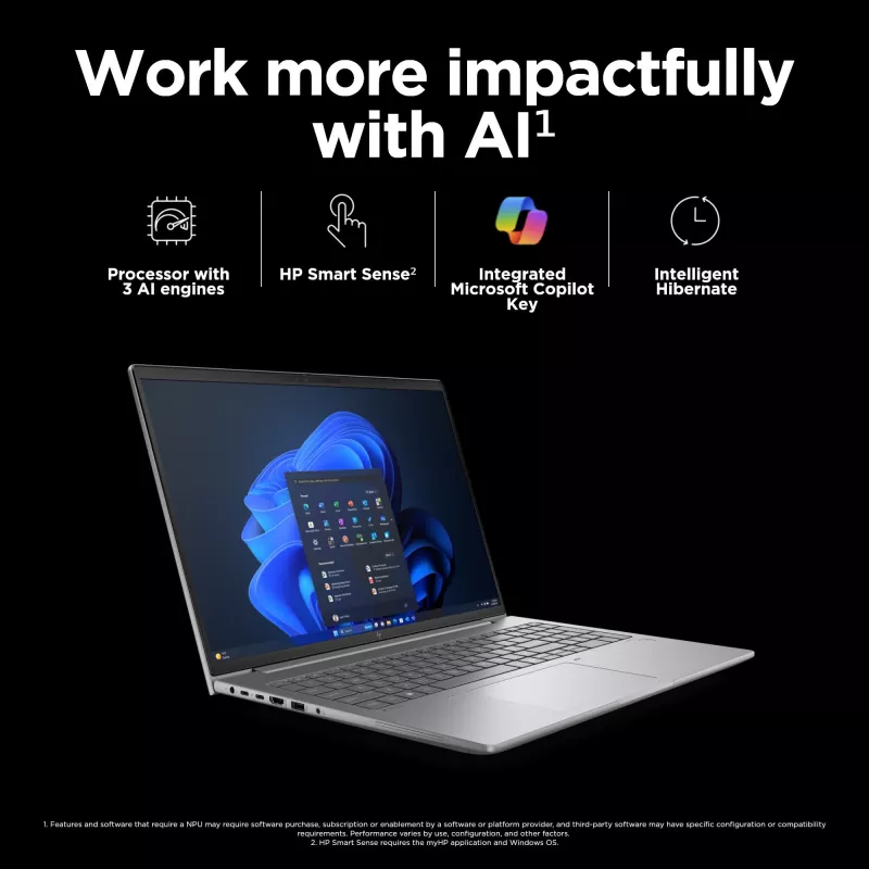 HP ZBook Power G11 A AMD Ryzen™ 7 8845HS Mobiilne tööjaam 40,6 cm (16 inch) WUXGA 32 GB DDR5-SDRAM 1 TB SSD NVIDIA RTX A1000 Wi-Fi 6E (802.11ax) Windows 11 Pro AI arvuti Hall