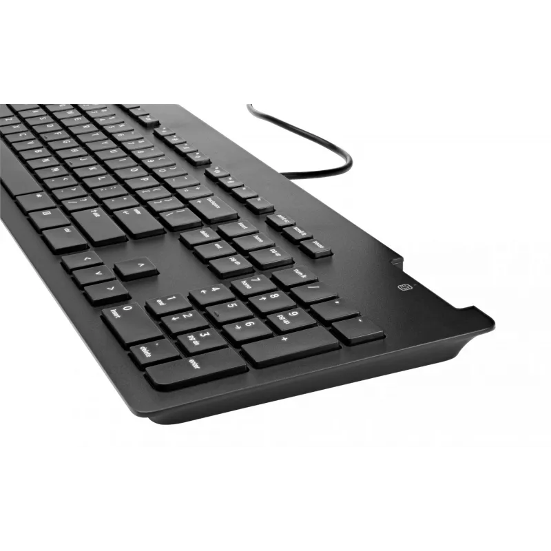HP Business õhuke v2 Smartcard klaviatuur, Full-size (100%), Wired, USB, Must
