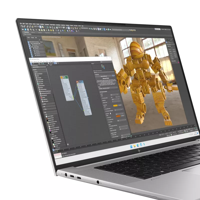 HP ZBook Studio G11 Intel Core Ultra 7 155H 40,6 cm (16 tolli) WUXGA 32 GB DDR5-SDRAM NVIDIA RTX 2000 Ada Wi-Fi 7 (802.11be) Windows 11 Pro AI-tööjaam, AI-arvuti