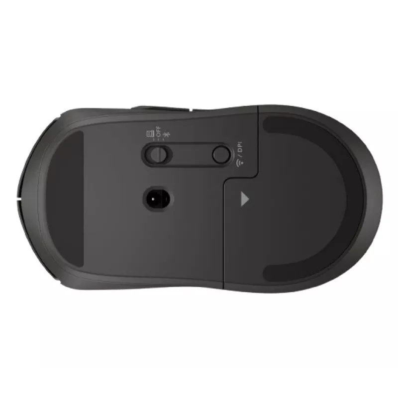 Juhtmevaba hiir HP 405 Quiet — mõlemakäeline, optiline 1200 DPI, RF Wireless + Bluetooth, 5 nuppu, patareitoide, must