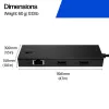HP kaasaskantav USB-C jaotur, Vietnam, äriklass, Forest Stewardship Council (FSC), 119,6 mm, 39,9 mm, 14,9 mm