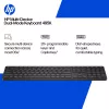 HP 495K mitme seadmega kaherežiimiline klaviatuur, täissuuruses (100%), juhtmevaba, USB + Bluetooth, must