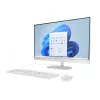 HP All-in-One 27-cr0048na Intel® Core™ i7 i7-1355U 68.6 cm (27-tolline) 1920 x 1080 pikslit All-in-One PC 8 GB DDR4-SDRAM 1 TB SSD Windows 11 Home Wi-Fi 6 (802.11ax) Valge