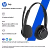 HP Poly Mission 415 Monaural USB Wired Headset (Bulk), 99 g, Must