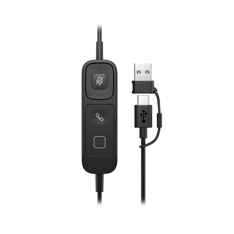 Juhtmega stereopeakomplekt HP POLY Mission 425 Classic, USB-ühendus, 126 g