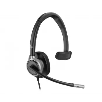 HP Poly Mission 615 Monaural USB Wired Headset, 117,5 g, Must