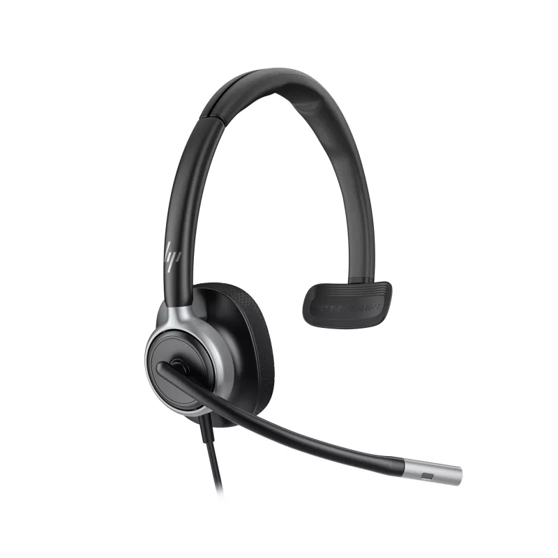 HP Poly Mission 615 Monaural USB Wired Headset, 117,5 g, Must