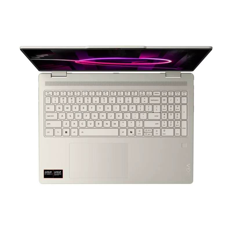 Lenovo Yoga 7 2-in-1 16AGP11 Copilot+ PC AMD Ryzen™ AI 7 445 Hybrid (2-in-1) 40.6 cm (16 tolli) puutetundlik WQXGA+ 32 GB LPDDR5x-SDRAM 1 TB SSD Wi-Fi 7 (802.11be) Windows 11 Home Saksa Seashell (värvus)