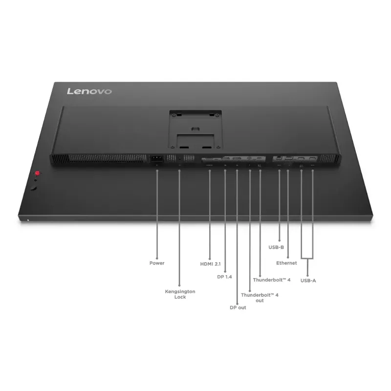 Monitor Lenovo ThinkVision P32UD-40 31.5 tolli 4K UHD (3840×2160) IPS LCD, 6 ms, USB 3.2 Gen 2x2 jaotur, USB-C, VESA, kõrgus reguleeritav