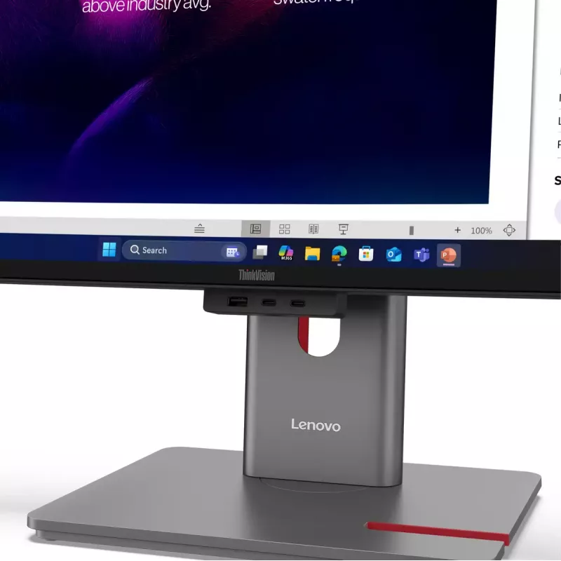 Lenovo ThinkVision P40WD-40 monitor 39,7-tolline WUHD 5120x2160 LCD 21:9 6 ms USB-jaotur kõlarid kõrguse reguleerimine VESA