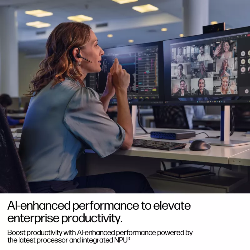 Mini-arvuti HP EliteDesk 8 Mini G1i AI — Intel Core Ultra 7 265T, 16 GB DDR5, 1 TB SSD, Windows 11 Pro, must