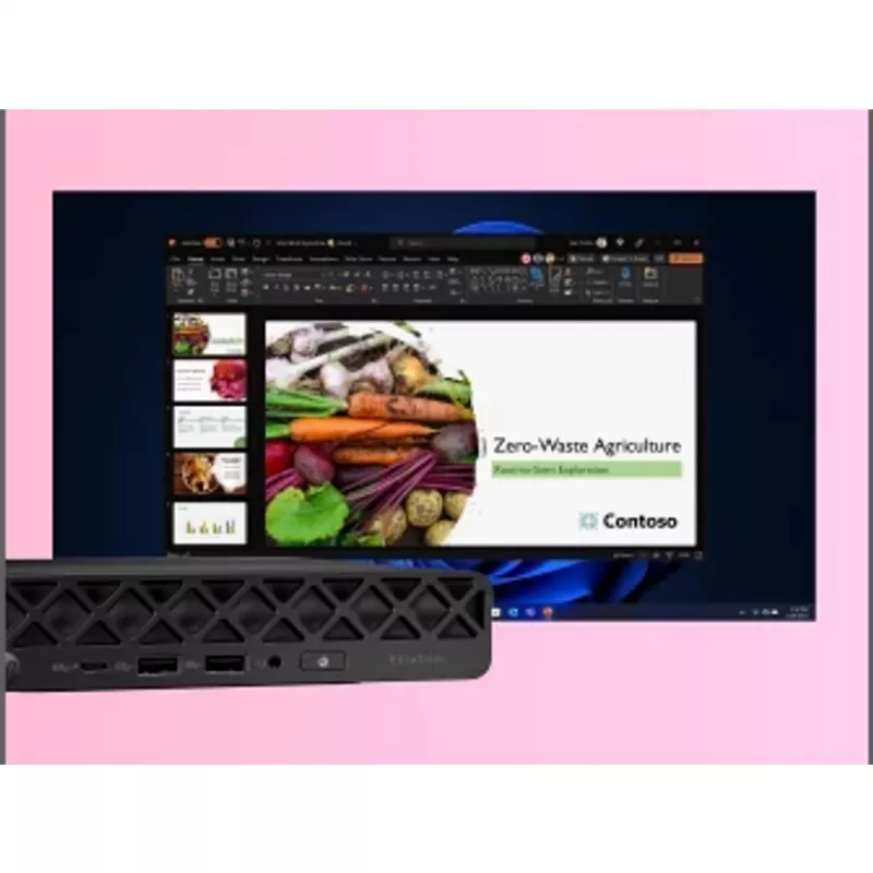 Mini-arvuti HP EliteDesk 8 Mini G1i AI — Intel Core Ultra 7 265T, 16 GB DDR5, 1 TB SSD, Windows 11 Pro, must