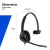 HP Poly Mission 425 Stereo USB juhtmega peakomplekt