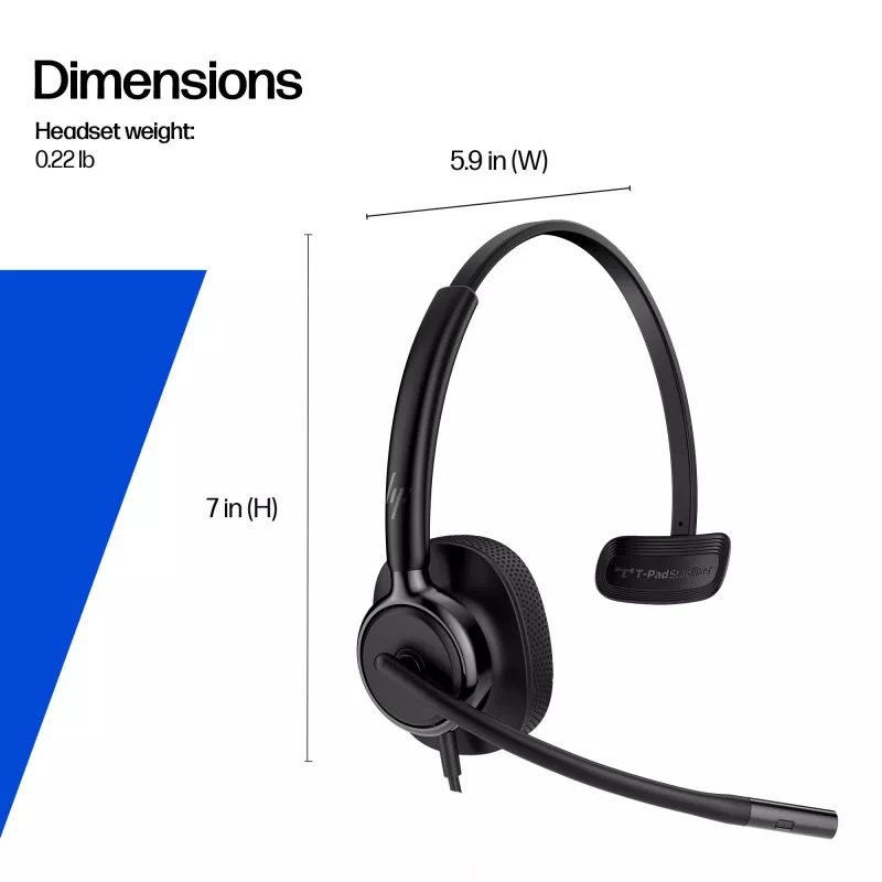 HP Poly Mission 425 Stereo USB juhtmega peakomplekt