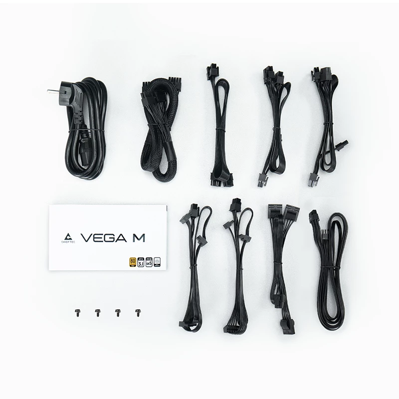 Chieftec Vega PPG-750-C toiteplokk 750 W 20+4 pin ATX ATX Must