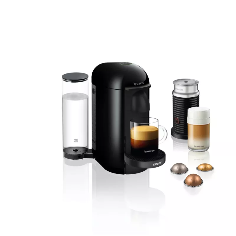 Espresso- ja kohvikapslimasin KRUPS Nespresso Vertuo XN903810 must