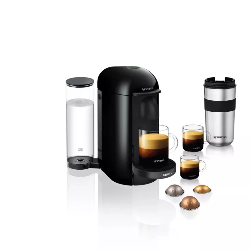 Espresso- ja kohvikapslimasin KRUPS Nespresso Vertuo XN903810 must