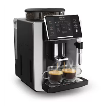 Espressomasin KRUPS Sensation EA910E — täisautomaatne, 1,7 l veepaak, sisseehitatud veskiga, 2 tila, 1450 W