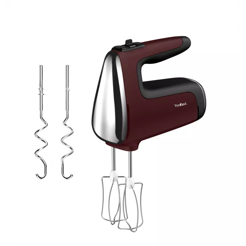 Tefal Powermix Silence HT6525 käsimikser, 500 W, punane