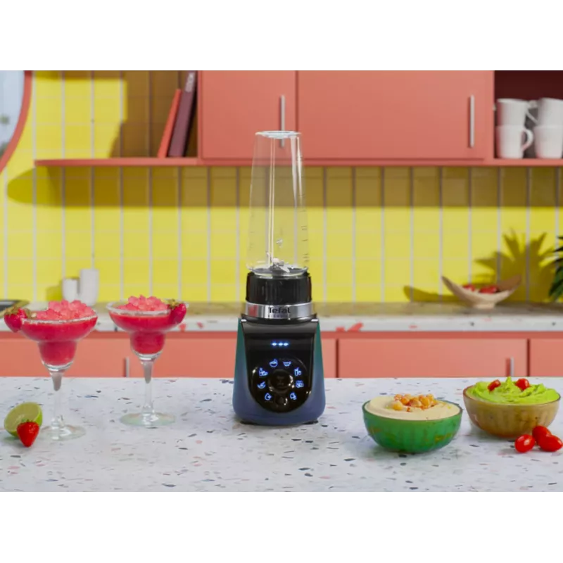 Tefal Blend Up BL19H4F0 blender 0,85 L Lauablender 1000 W Sinine, Läbipaistev