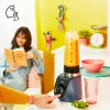 Tefal Blend Up BL19H4F0 blender 0,85 L Lauablender 1000 W Sinine, Läbipaistev