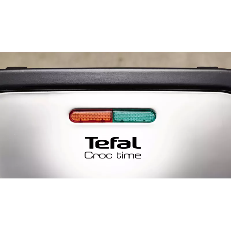 Kontaktgrill Tefal SM193D — lauapealne elektrigrill, must ja roostevaba teras, 1,9 kg