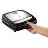 Kontaktgrill Tefal SM193D — lauapealne elektrigrill, must ja roostevaba teras, 1,9 kg