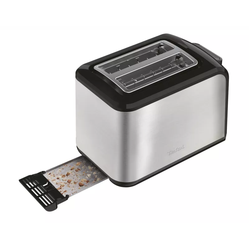 Tefal Express TT410D röster 7 2 viilu(d) 850 W Must, Roostevaba teras