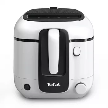 Fritüür Tefal Super Uno FR3101 — ühekordne 1800 W, 1,5 kg toidu mahutavus, 2,2 L õli, must/valge