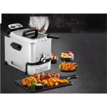 Tefal FR8041 fritüür Ühekordne 3,5 L Eraldiseisev 2300 W sügavküpsetaja Hõbedane