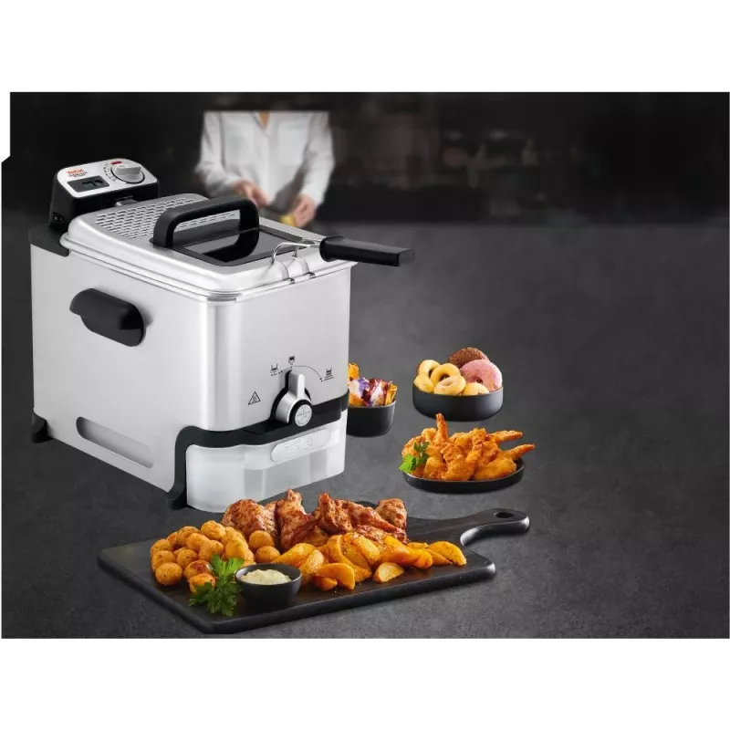 Tefal FR8041 fritüür Ühekordne 3,5 L Eraldiseisev 2300 W sügavküpsetaja Hõbedane