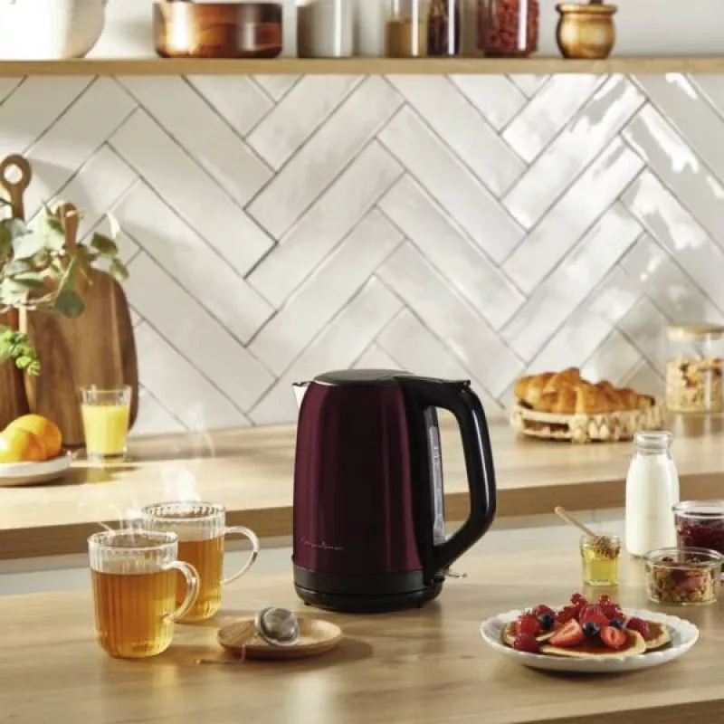 Veekeetja MOULINEX BY5S05E0 1,7 L 2400 W must/burgundia roostevaba teras