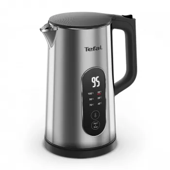 Tefal Selection KI871DE0 elektriline veekeetja 1,7 l 1500 W Must, Roostevaba teras