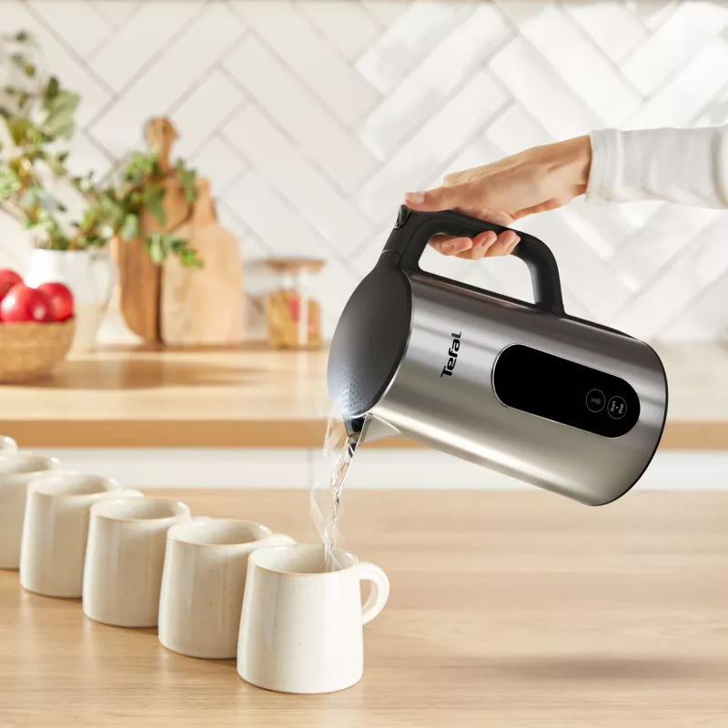Tefal Selection KI871DE0 elektriline veekeetja 1,7 l 1500 W Must, Roostevaba teras