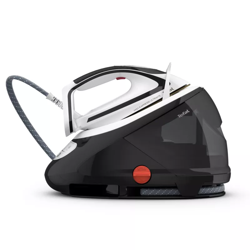 Tefal Pro Express Ultimate GV9550 1,9 L Durilium AirGlide Autoclean tallaplaat Must, Valge