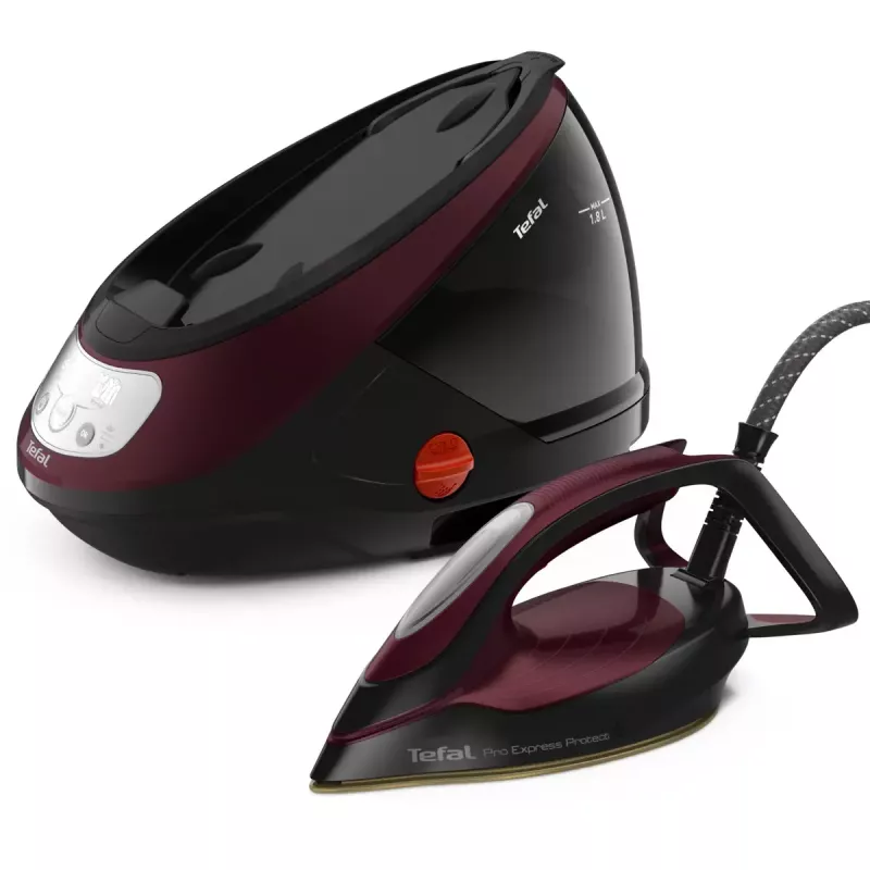 Tefal Pro Express Protect GV9230 2600 W 1,8 L Must, Burgundia