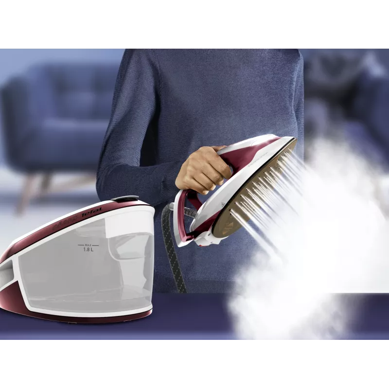 Tefal Express Vision SV8150 2800 W 1,8 L Durilium AirGlide Autoclean tallarauaga punane, valge