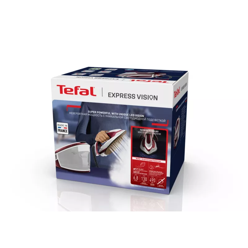 Tefal Express Vision SV8150 2800 W 1,8 L Durilium AirGlide Autoclean tallarauaga punane, valge