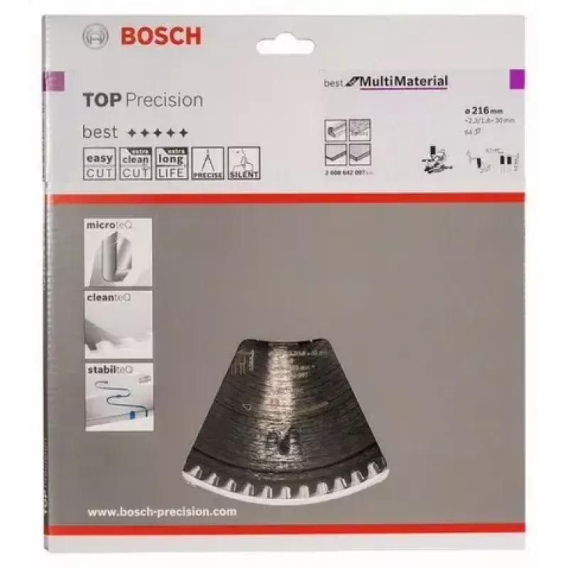 Ketasaeleht Bosch 2 608 642 097 21,6 cm 1 tk