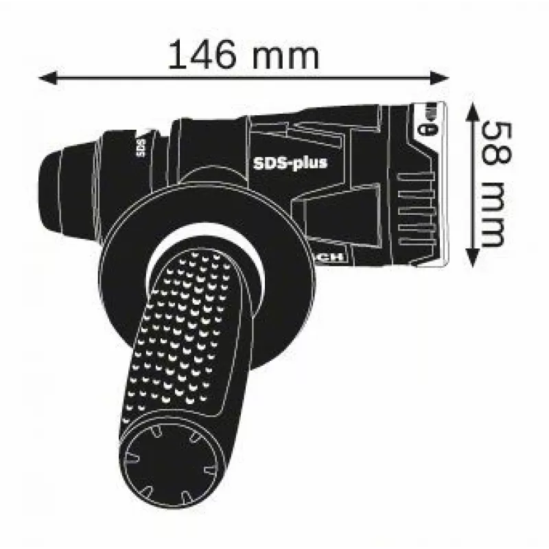 Bosch GHA FC2 Professional Padruniadapter