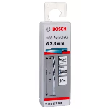 Keerdpuur Bosch HSS PointTeQ 3,3 mm