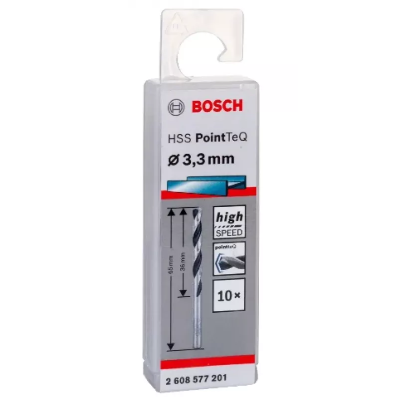 Keerdpuur Bosch HSS PointTeQ 3,3 mm